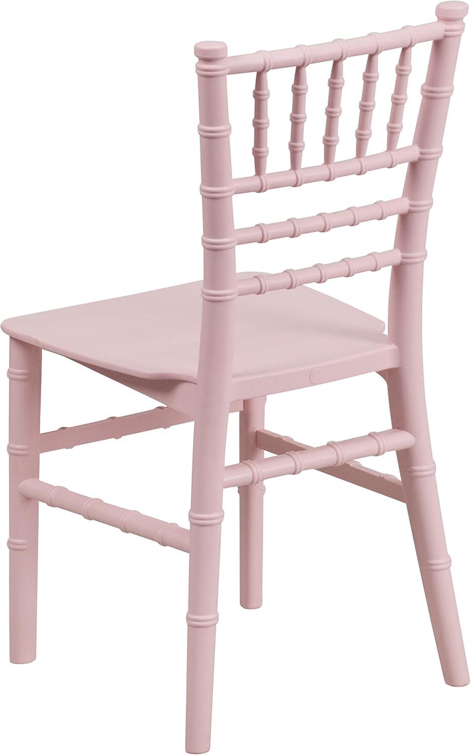 image:imageFlash Furniture Hercules Series Childrens Resin Event Chair CommercialResidential All Occasion Chair 330 lb Static Weight Capacity GoldPink