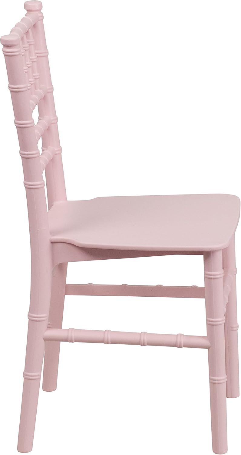 image:imageFlash Furniture Hercules Series Childrens Resin Event Chair CommercialResidential All Occasion Chair 330 lb Static Weight Capacity GoldPink