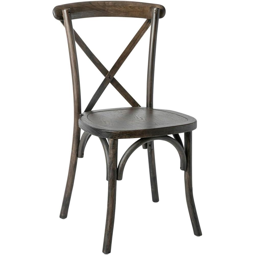 image:imageFlash Furniture HERCULES Series Early American Cross Back ChairEarly American