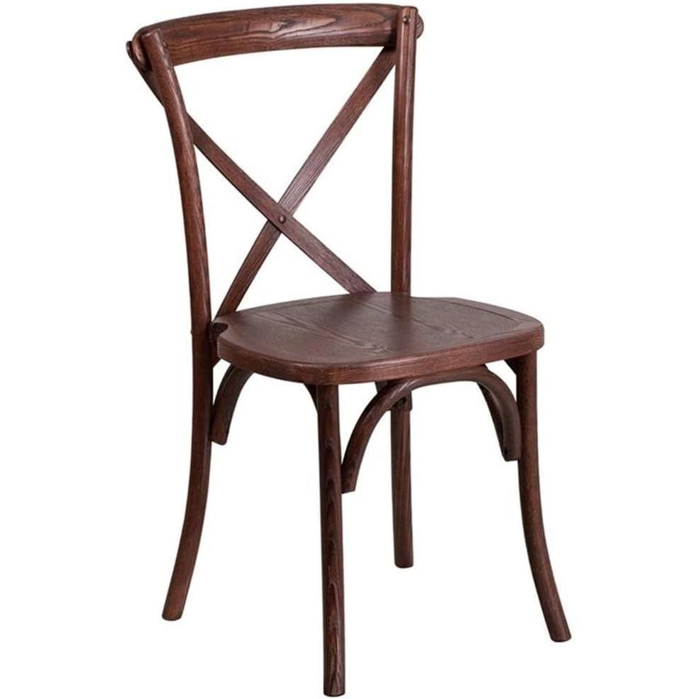 image:imageFlash Furniture HERCULES Series Early American Cross Back ChairMahogany
