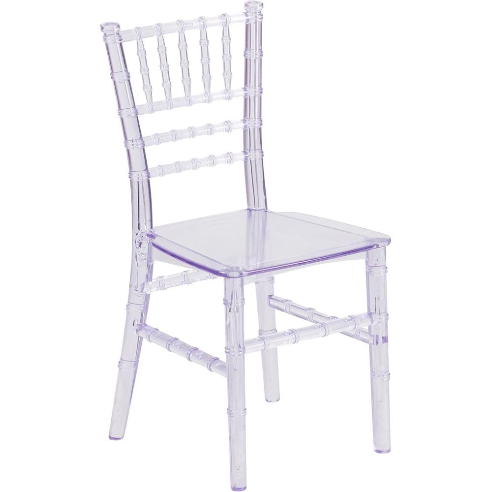 image:imageFlash Furniture Hercules Series Childrens Resin Event Chair CommercialResidential All Occasion Chair 330 lb Static Weight Capacity GoldClear