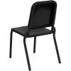 Flash Furniture 5 Pack HERCULES Series Black High Density Stackable Melody Band/Music Chair(Set of 5)