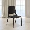 Flash Furniture 5 Pack HERCULES Series Black High Density Stackable Melody Band/Music Chair(Set of 5)