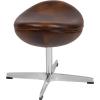 Flash Furniture Egg Series White LeatherSoft Side Reception Chair(Bomber Jacket Leathersoft)