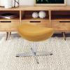 Flash Furniture Egg Series White LeatherSoft Side Reception Chair(Citron Fabric)