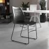 Flash Furniture HERCULES Series 661 lb. Capacity Black Stack Chair with Air-Vent Back and Black Powder Coated Sled Base(Black)