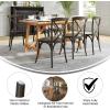 Flash Furniture HERCULES Series Early American Cross Back Chair(Early American)