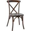 Flash Furniture HERCULES Series Early American Cross Back Chair(Mahogany)