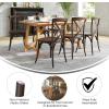 Flash Furniture HERCULES Series Early American Cross Back Chair(Mahogany)