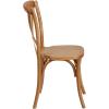 Flash Furniture HERCULES Series Early American Cross Back Chair(Oak)