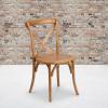 Flash Furniture HERCULES Series Early American Cross Back Chair(Oak)