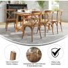 Flash Furniture HERCULES Series Early American Cross Back Chair(Pecan)