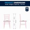 Flash Furniture Hercules Series Children’s Resin Event Chair, Commercial/Residential All Occasion Chair, 330 lb. Static Weight Capacity, Gold(Pink)