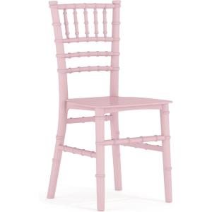 Flash Furniture Hercules Series Children’s Resin Event Chair, Commercial/Residential All Occasion Chair, 330 lb. Static Weight Capacity, Gold(Pink)