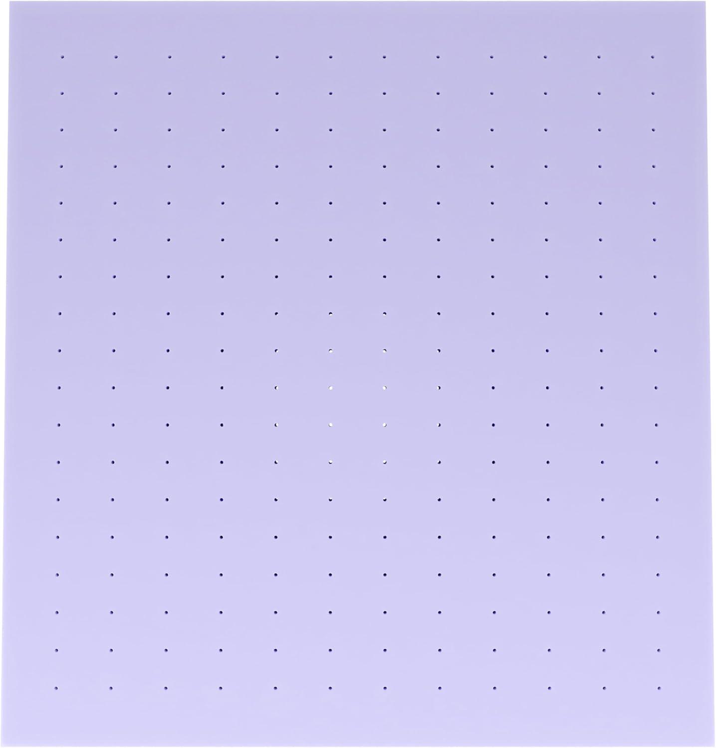 image:imageFlash Furniture Capri Comfortable Sleep MemoryFoam Topper Lavender Infused Mattress Topper Ventilated Design CertiPURUS Certified Foam 3 King PurplePurple
