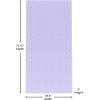 Flash Furniture Capri Comfortable Sleep Memory-Foam Topper, Lavender Infused Mattress Topper, Ventilated Design, CertiPUR-US Certified Foam, 3″, King, Purple(Purple)