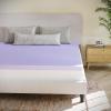 Flash Furniture Capri Comfortable Sleep Memory-Foam Topper, Lavender Infused Mattress Topper, Ventilated Design, CertiPUR-US Certified Foam, 3″, King, Purple(Purple)
