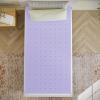 Flash Furniture Capri Comfortable Sleep Memory-Foam Topper, Lavender Infused Mattress Topper, Ventilated Design, CertiPUR-US Certified Foam, 3″, King, Purple(Purple)
