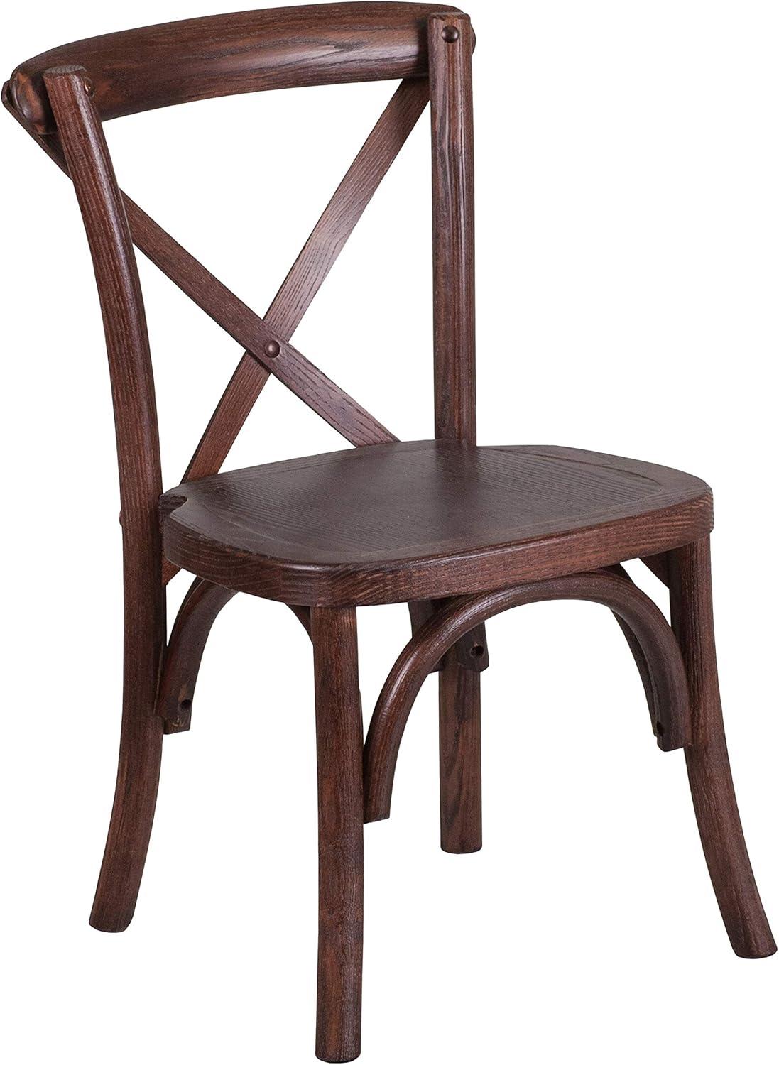 image:imageFlash Furniture HERCULES Series Kids Mahogany Cross Back ChairSet of 2