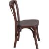 Flash Furniture HERCULES Series Kid’s Mahogany Cross Back Chair(1 Pack)
