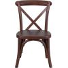 Flash Furniture HERCULES Series Kid’s Mahogany Cross Back Chair(1 Pack)