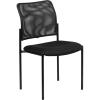 Flash Furniture Jana Comfort Black Mesh Stackable Steel Side Chair(Contemporary)