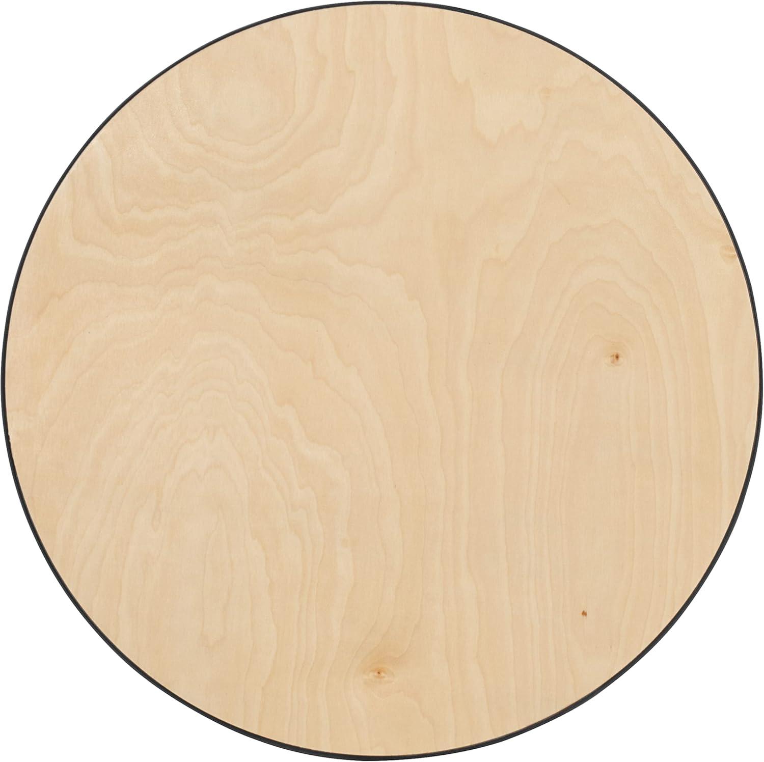 image:imageFlash Furniture Lars 30 Round Wood Cocktail Tables with 30 and 42 Columns Set of 830 in