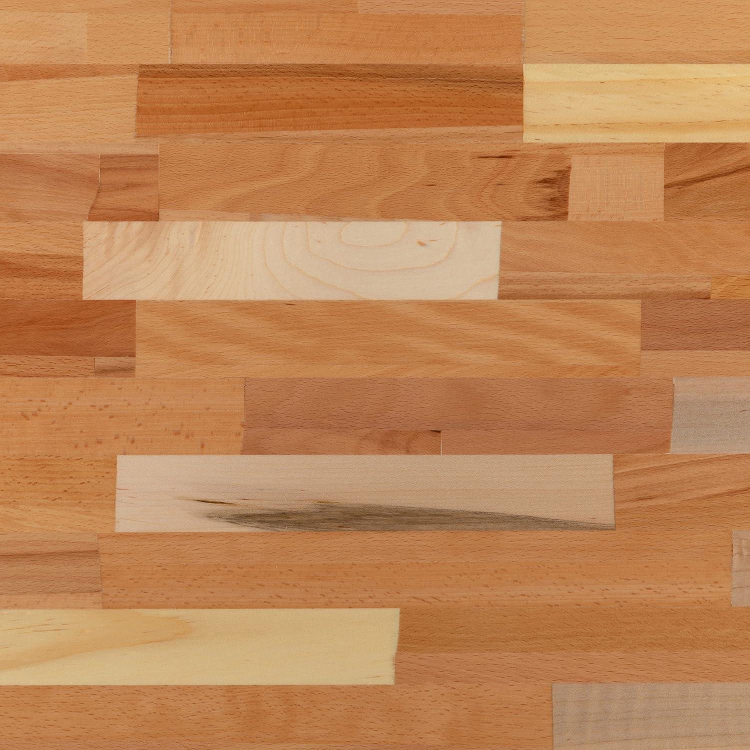 image:imageFlash Furniture Mayfair 24 Round Butcher Block Style UV Treated Table Top for Restaurant Bar or Kitchen