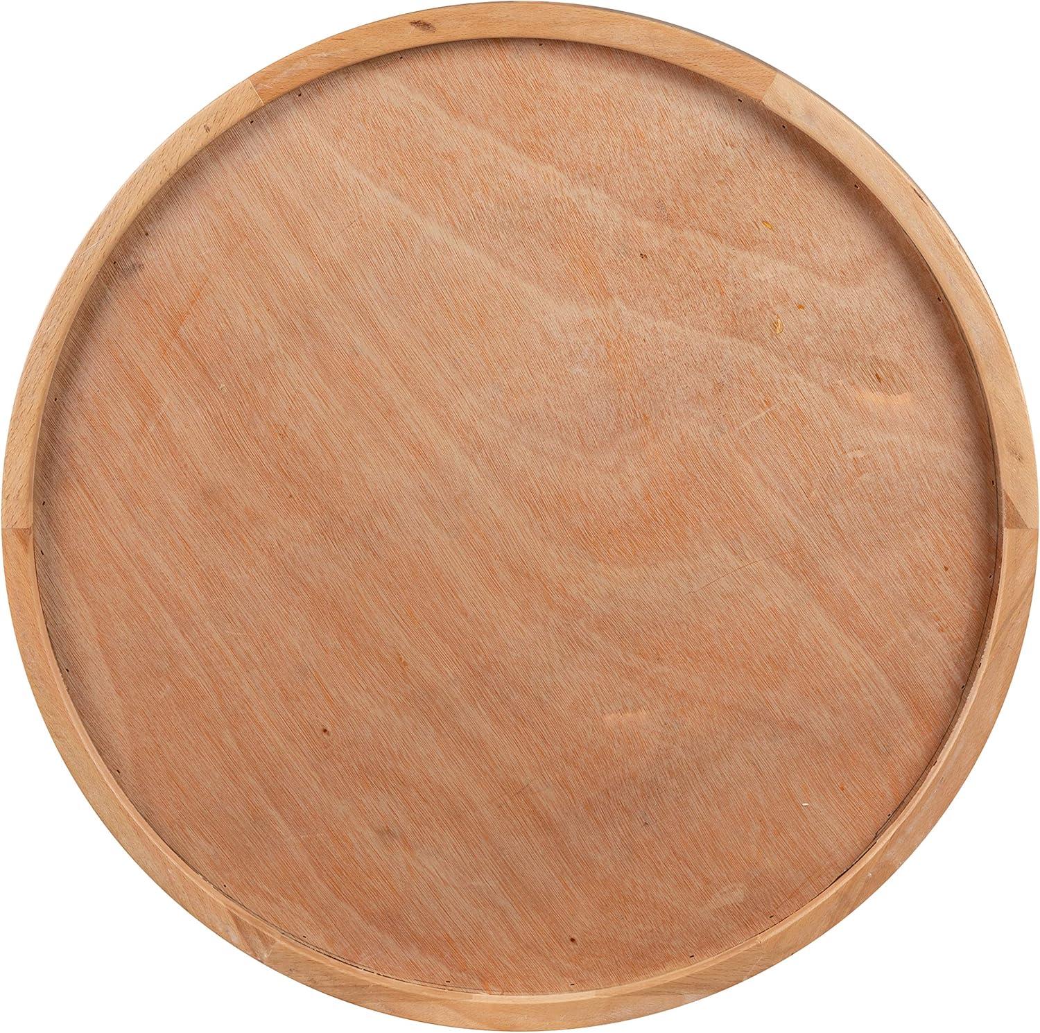 image:imageFlash Furniture Mayfair 24 Round Butcher Block Style UV Treated Table Top for Restaurant Bar or Kitchen