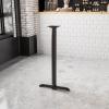Flash Furniture 5” x 22” Restaurant Table T-Base with 3” Dia. Bar Height Column
