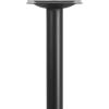 Flash Furniture Beverly 23.75″ x 30″ Restaurant Table X-Base with 3″ Diameter Table Height Column, Commercial X-Base Cast Iron Table Base, Black(Classic)
