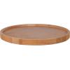 Flash Furniture Mayfair 24″ Round Butcher Block Style UV Treated Table Top for Restaurant, Bar, or Kitchen