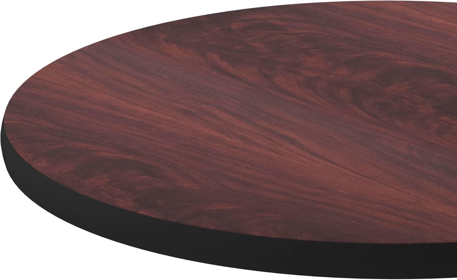 image:imageFlash Furniture 3 Pack 24 Round Table Top with Black or Mahogany Reversible Laminate TopBlackMahogany