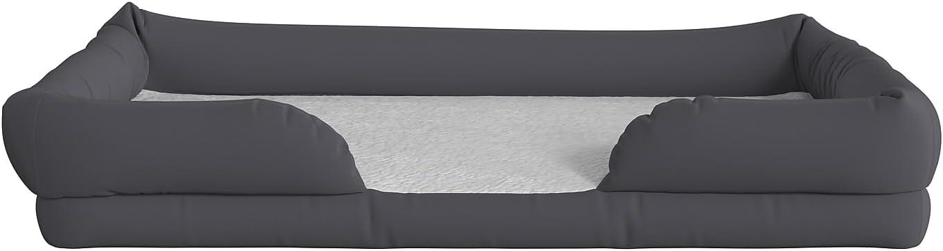 image:imageFlash Furniture Orthopedic 44 x 34 Fabric and Memory Foam Dog Bed in Gray