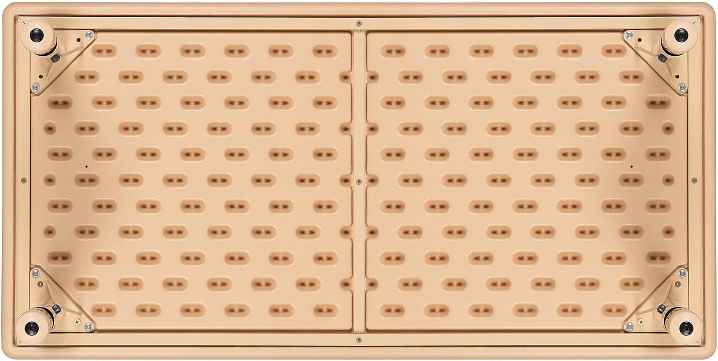 image:imageFlash Furniture Wren 24W x 48L Rectangular Natural Plastic Height Adjustable Activity TableNatural
