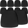 Flash Furniture 10 Pk. Hard Ivory Fabric Chiavari Chair Cushion(Black)