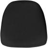 Flash Furniture 10 Pk. Hard Ivory Fabric Chiavari Chair Cushion(Black)