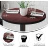 Flash Furniture 3 Pack 24” Round Table Top with Black or Mahogany Reversible Laminate Top(Black/Mahogany)
