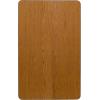 Flash Furniture Mobile 24”W x 48”L Rectangular Red Thermal Laminate Activity Table – Standard Height Adjustable Legs(Oak)