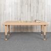 Flash Furniture Wren 24″W x 48″L Rectangular Natural Plastic Height Adjustable Activity Table(Natural)