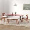 Flash Furniture Wren 30”W x 60”L Rectangular Red Thermal Laminate Activity Table – Height Adjustable Short Legs(Red)