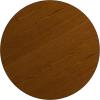 Flash Furniture Wren 48” Round Grey HP Laminate Activity Table – Height Adjustable Short Legs(Oak)
