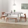 Flash Furniture Wren 60” Flower Oak Thermal Laminate Activity Table – Standard Height Adjustable Legs(Grey)