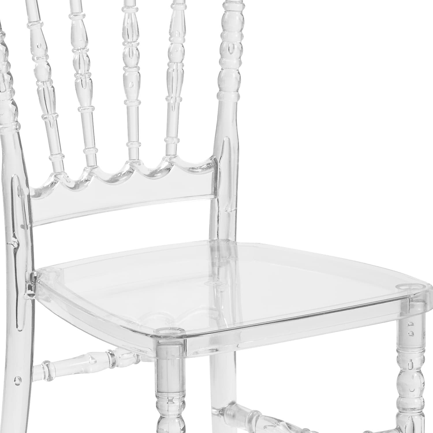 image:imageFlash Furniture 2 Pack Flash Elegance Crystal Ice Napoleon Stacking Chair1 Pack