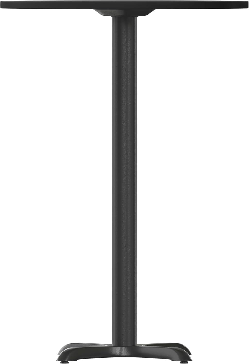 image:imageFlash Furniture 36 Round Black Laminate Table Top with 30 x 30 Bar Height Table Base
