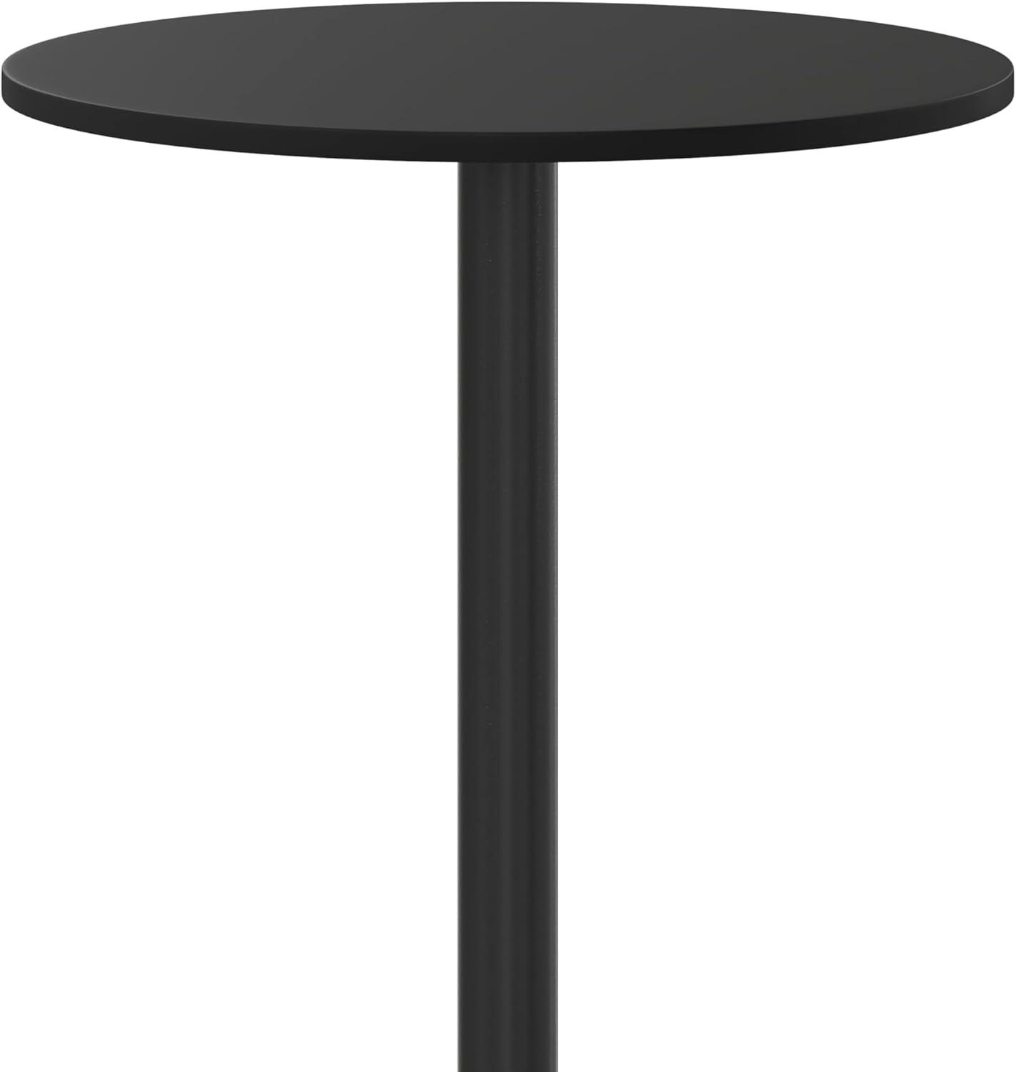 image:imageFlash Furniture 36 Round Black Laminate Table Top with 30 x 30 Bar Height Table Base