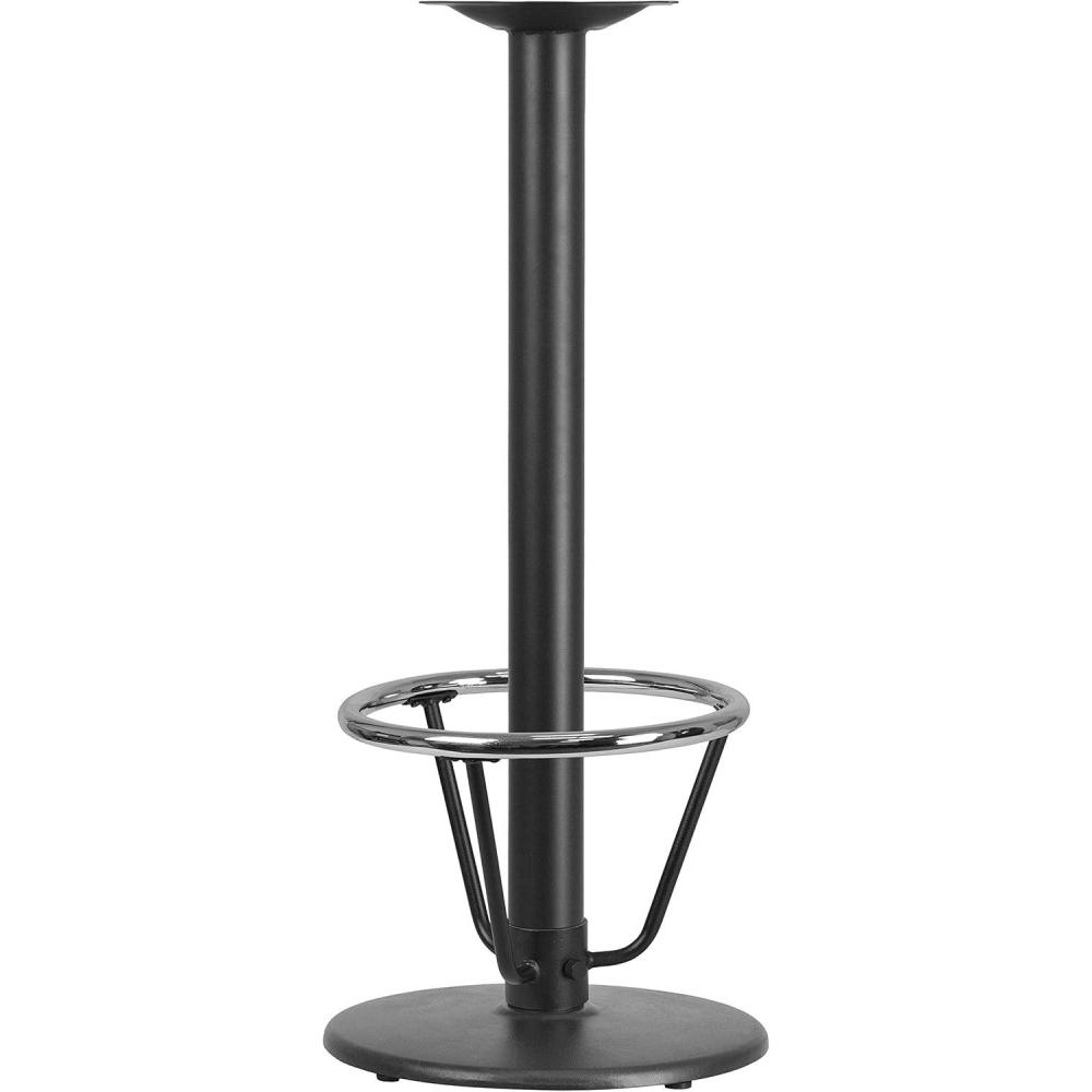 image:imageFlash Furniture Beverly 18 Round Restaurant Table Base with 3 Dia Bar Height Column and Foot Ring