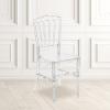 Flash Furniture 2 Pack Flash Elegance Crystal Ice Napoleon Stacking Chair(1 Pack)