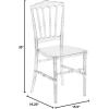 Flash Furniture 2 Pack Flash Elegance Crystal Ice Napoleon Stacking Chair(2 Pack)