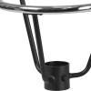 Flash Furniture Jackson 2 Pk. Bar Height Table Base Foot Ring with 3.25” Column Ring – 16” Diameter(Set of 2)